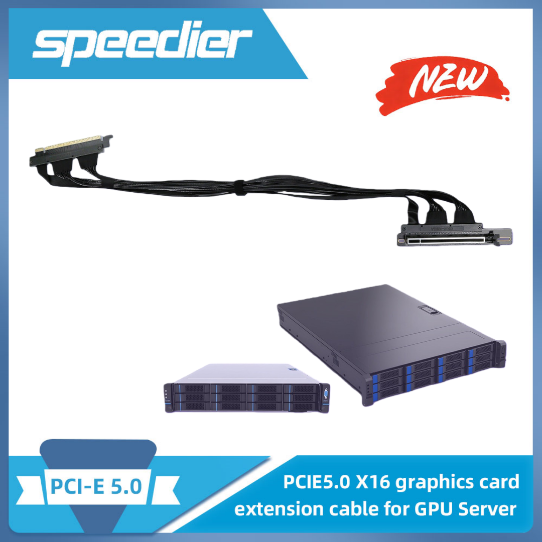 Pcie 5.0 Gpu Riser Cable - Kabel Ekstensi Kartu Grafis GPU Server