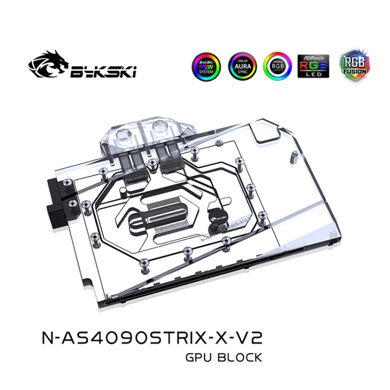 Blok GPU Bykski untuk Kartu Gr - Rtx 4090 Water Block ulasan dan harga